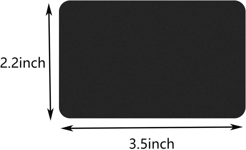 BallHull Blank Business Card, Black Cardstock Learning Card, Note Card, Thanksgiving Day Message Gift Card (Black) - Image 2
